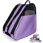 VGECEE Bag for Inline Skates Children's Scooter Bag for Girls Roller Skates Backpack for 4 Wheels and Helmet for Skates Helme