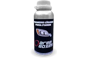 AREABOXES Restauración De Faros De Coche con POLIMERO Liquido. Fácil Y Rápido. 600Ml De Polimero Premium.