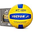 Vector X ST-100 Soft Touch PU Pasted 18 Panel Volleyball (Size-4)