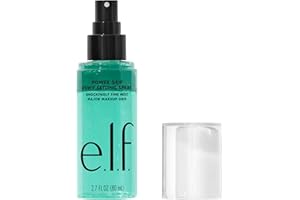e.l.f. Power Grip Dewy Setting Spray, Long-Lasting Formula, Grips Makeup For A Hydrated, Dewy Finish, Vegan & Cruelty-Free