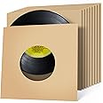 ANTOP ANTENNA Brown 7 inch File Folder with 10 Pack of Protective Covers for 12 inch Albums