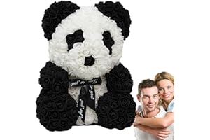 BAVOKON Rosen Bär Blumenbär,Rosen bär,Rosenteddybär Auf Jedem Blumenbär,Geschenk Für Freundin Zum Geburtstag Jahrestag,Geschenk Hochzeitstag,Vervollkommnen Sie Für Jahrestag,Rosen bär,Mütter,valentinstag