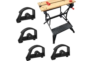 Sintrix Fab benklaff fjäder set 242416-00 – Arbetsbänk reservdel kompatibel med Black & Decker Workmate WM225, WM425, MM003 – 4 st benfjäder för arbetsbänk