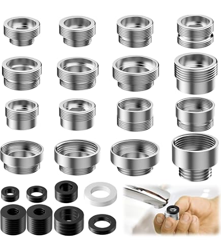 Verchromter Messing-Lüfteranschluss – Küchenarmatur-Adapter (Innengewinde 26 Mm Auf 22 Mm) – Wassersparend & Langlebig