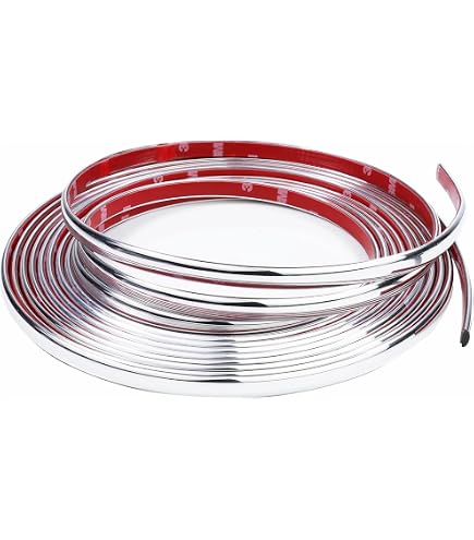 Barre De Coffre Chrome Pour Mercedes W210 - Acier Inoxydable Poli - Auto-adhésif - Montage Rapide - Sans Perçage