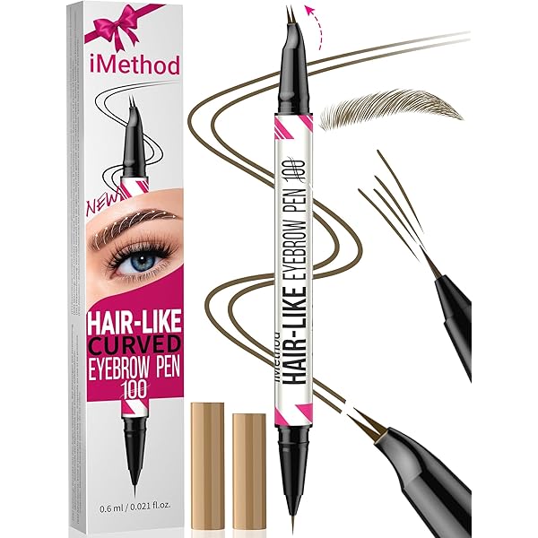 Boobeen Augenbrauen Makeup Set – 4-Tip Brow Pen, Augenbrauenstift & Eyeliner, Wasserfest