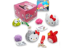 #sbabam, Funny Box Hello Kitty Handbag, Borsetta Bambina Colorata Con Adesivi, Braccialetto Peluche e Accessori, Borsa Bambina Con Tracolla per Regalo Bambina - Borse Bambina 2 Pz, Giochi per Bambini