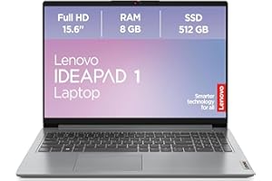 ‎LENOVO Lenovo IdeaPad 1 Laptop | 15,6" Full HD Display | AMD Ryzen 3 7320U | 8GB RAM | 512GB SSD | AMD Radeon Grafik | Windows 11 Home | grau | QWERTZ | 3 Monate Premium Care