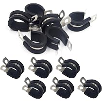 Colliers De Serrage BESTYCHAO - Lot De 36 En Acier Inoxydable, 6 Tailles (6-19mm) Avec Rembourrage Caoutchouc