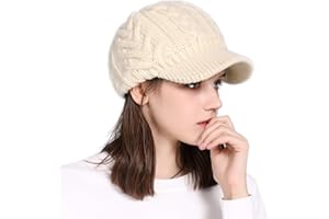 Comhats 100% wełniana czapka zimowa dla kobiet z dzianiny daszek czapka z merynosów czapka gazeciarz czapka piekarz chłopiec czapka