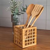 Meturas Mutfak Bambu Kare Modern Tasarımlı Kare Kaşıklık 131315 Cm