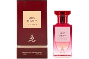 AYAT PERFUMES Woda perfumowana 80 ml Dubaju orientalny i owocowy zapach - perfumy dla kobiet i mężczyzn - zmysłowy, ponadczasowy i nowoczesny zapach - unisex (Love Cherry)