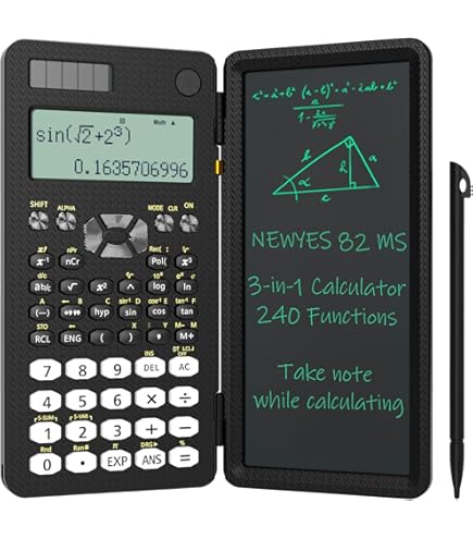Calcolatrice Scientifica AVC - 401 Funzioni, Display 2 Righe, Custodia Rigida - Foto 10