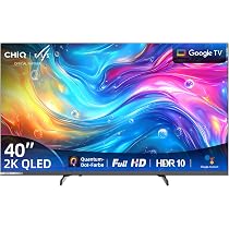 CHiQ L40QST 40 Inch QLED Pro Full HD TV, Google TV, HDR10 | 90