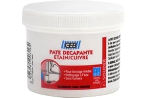 GEB Pâte décapante étain cuivre 75 ML pour brasage Tendre - Pot diam. 6 cm, Neutre