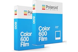 IMPOSSIBLE Polaroid Originals Colour Instant Film for Polaroid 600 Instant Cameras 2 packs of 8 photos each