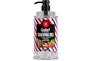 G GABRI Gabri Professional Forest Fruit Transparent Shaving Gel 1000 ml - Experiencia De Afeitado Suave e Hidratante - Fresh Active Easy, Refreshing