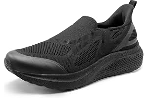 ALLSWIFIT Zapatillas de Deporte Hombre Csuales para Correr Andar Zapatos Comodas Mocasines Slip-on Suela Antideslizante