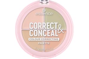 essence CORRECT & CONCEAL färgkorrigeringspalett concealer Nr. 10 (4. ) | Utjämnande, Omedelbart resultat, Definierande, Färgkorrigerande palett