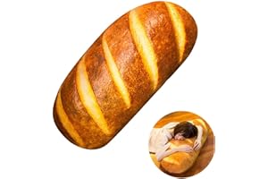 Suneast Cojín de Pan de Simulación 3D, Suave Baguette Almohada, Cojín Lumbar para la Espalda, de Felpa, para Decoración de Sofá del Hogar, Regalo - 40 cm