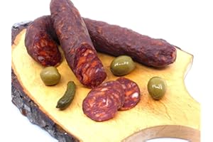 EL CHICHERO SL Chorizo Ibérico PATA NEGRA Herradura - Scharfe, spanische Paprikawurst 360 gr