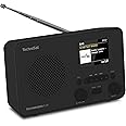 TechniSat TECHNIRADIO 6 IR Portable Internet Radio (DAB+, FM, Wi-Fi, Bluetooth, Colour Display, Alarm Clock, App Control, Favorite Memory, 3 W RMS) Black