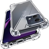 Ivoler Handyhülle Für Motorola Moto G84 5G – Klar, Vergilbungsfrei, Militärischer Schutz, Stoßfest