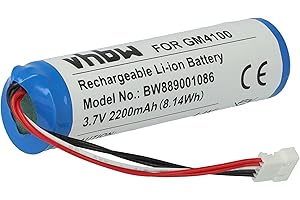 vhbw Batería reemplaza Datalogic BT-8, RBP-4000, 128000894 para escáner códigos de Barra, TPV (2200 mAh, 3,7 V, Li-Ion)