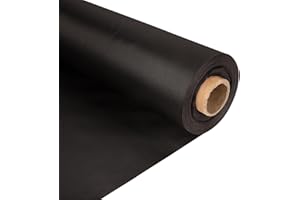 DISCOUNT FABRICS LTD 5 Metre Black, Waterproof Outdoor Canvas Fabric. 100% PU Polyurethane Fabric, 150GSM, 0.8mm Thick and 150cm Wide. UV Resistant Material, for deckchairs, beanbags, awnings, hammocks and More!
