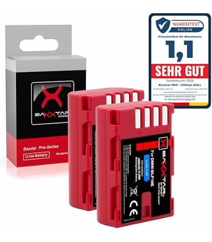 Batteria 2400mAh Per Fotocamera Smallrig Akku PATONA 2X Protect DMW-BLF19 E Akku 2400mAh Ersatzakku Kompatibel Mit Panasonic Lumix DC-G9 G9L G9EG G9LEG GH5 GH5L GH5M GH5S GH4 GH4A GH4H GH4M GH4R GH4U - 8