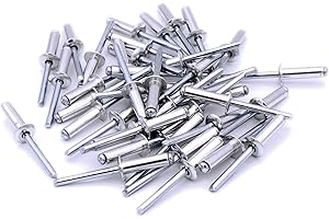 SINGULARITY SUPPLIES M6 (6mm x 12mm) Dome Blind Rivet - Aluminium (Pack of 40)