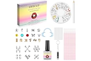 OFFCUP Kit de Gemas para Dientes Gemas, Profesional de Gemas de Dientes Juego de Decoración, Diamante Dientes Kit Juego de Gemas Dentales para Decoración De Uñas Y Dientes