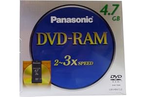 Panasonic LM-HB47LE DVD-RAM Cartridge 4700 MB Type2 3xSpeed