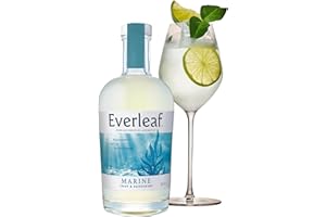 Everleaf Marine - Non-Alcoholic Aperitif (50cl) | Spirit Alternative | Prepare Easy Alcohol Free Cocktails & Spritzes for Everyday Enjoyment | Made from Bergamot, Sea Buckthorn & Kelp | Drinks Gift
