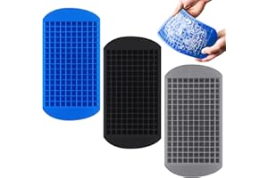 DHSBGWSX Lot de 3 petits bacs à glaçons, mini bac à glaçons, moule à glaçons en silicone, petite machine à glace, moule à glaçons en forme de cube