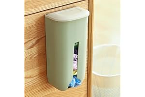 ACOUTO Dozownik Toreb na Zakupy, łatwy montaż Plastikowy Uchwyt na torebkę do Wygodnego Przechowywania i Sortowania Torebek (Nordycka zieleń)