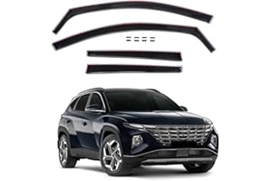 ‎J&J AUTOMOTIVE SCOUTT | GP Windabweiser Regenabweiser Passend Für Tucson 4 ab 2020, Schwarz, Getönt, Set 4-Teilig, Aerodynamisch