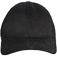 Michelangelo Men's and Women's Full Mesh Net Snapback Hip-hop Baseball Cap (Black)