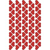 Bimotif Dikey Şerit Kalpli Sticker Seti, 600 Adet