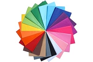 MIAHART 60 feuilles de papier de soie coloré en vrac 35x50cm papier de soie d'emballage 20 couleurs assorties papier de soie d'art pour l'artisanat fête d'anniversaire festival emballage décoratif