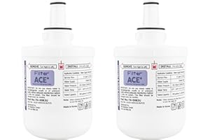 ACE+ FA-0083U | 2x Wasserfilter kompatibel mit Samsung DA29-00003G, HAFIN2/EXP, DA29-00003F, HAFIN1/EXP, HAFIN Kühlschrankfilter - Replacement Refrigerator Filter