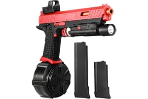 TOMATONG Gel Blaster Spielzeug JM-X5 Splatter Easter Toys mit Brille,Elektrische Gel Launcher Spielzeug Weihnachten Neujahr Outdoor-Spiele und Spaß im Garten 14+