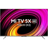 Mi 5X 108 cm (43 Inches) 4K Ultra HD Smart Android LED TV L43M6-ES (Grey) (2021 Model)
