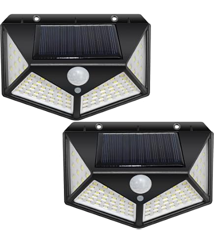 Lumière Solaire Clip Détecteur Mouvement - Portable, Étanche, 14 500mAh - Pour Jardin, Clôture, Garage, Camping - Éclairage Sécurité
