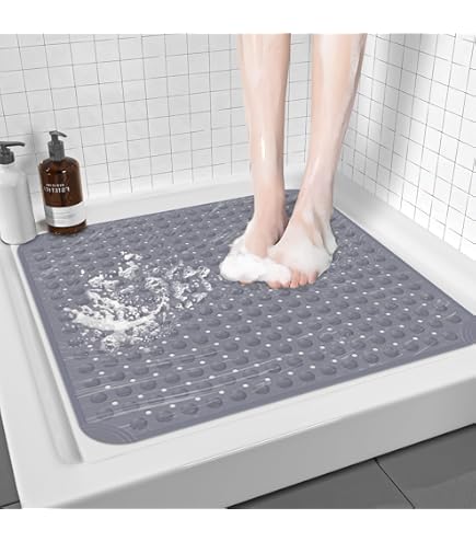 Tappetino Doccia Antiscivolo 39x69 Cm - Texture Massaggiante, TPE Eco-Friendly, Per Vasca E Doccia - Foto 6