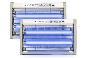 mafiti Elektryczna pułapka na owady, elektryczna pułapka na muchy, 20 W, ze światłem UV, elektryczna pułapka na komary do kuchni, domu, na podwórko