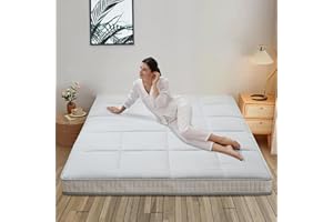 Obqer Futon Mattress, 10cm Thicken Roll Up Guest Bed, Breathable Japanese Floor Mattress, Comfortable Floor Bed With Storage Bag, Foldable Tatami Mat For Guset Home Camping (Gray, 150 x 200 cm)