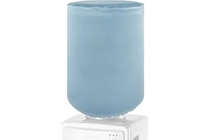 KINGSHION Wasserspender-Fassabdeckung für 1,8 l Wasserflasche, strapazierfähige Stoff-Wasserkühler-Abdeckungen, elastische Stoff-Eimer-Dekor-Abdeckung, wiederverwendbare Möbel-Standardabdeckung, Hellblau