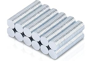 MAGXCENE 300 imanes pequeños redondos, 5 x 1 mm, imanes fuertes para nevera, imanes de neodimio, extra fuertes, imanes fuertes para nevera, pizarra, oficina, manualidades, hogar
