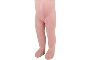 bistyle Baby Mädchen Frottee Strumpfhosen Weiche | Bio-Baumwolle Leggings Kinder Thermo Warme Strumpfhosen mit Anti-Rutsch-Sohle Neugeborene | Warm Tights für Mädchen